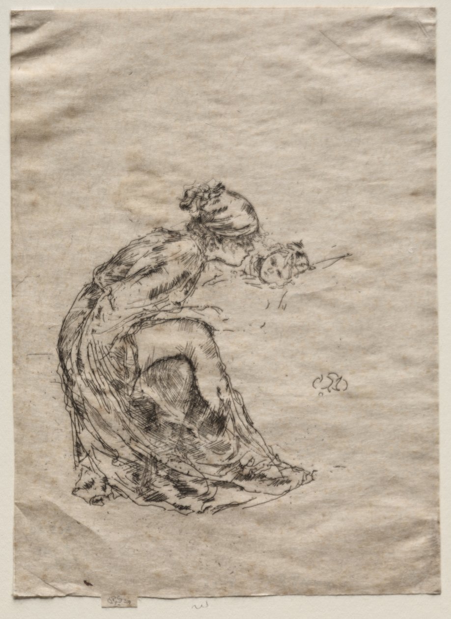 Cameo, nro 1 (Äiti ja lapsi) tekijältä James McNeill Whistler