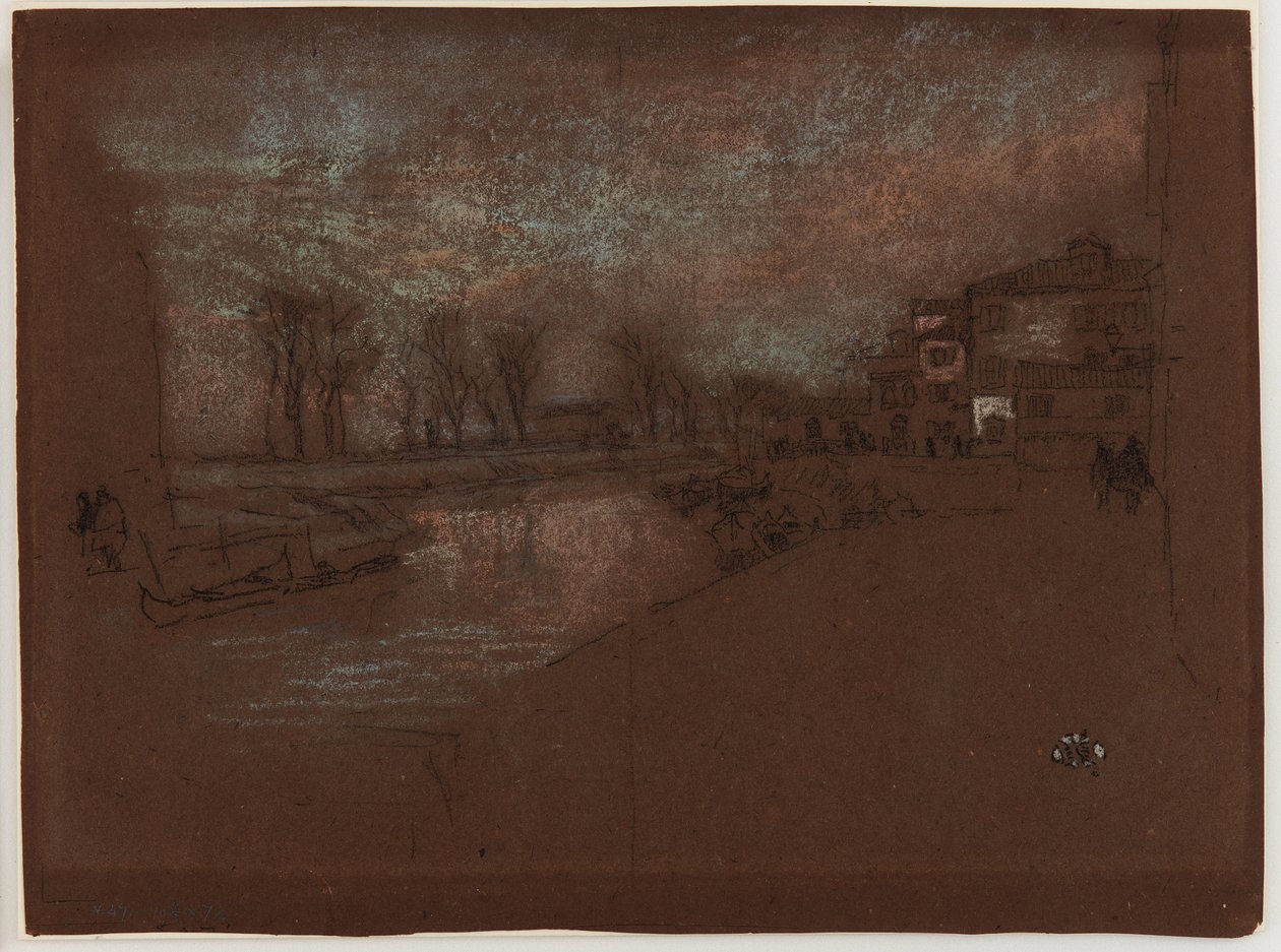 Campo Sta. Marta - Talvi-ilta tekijältä James Abbott McNeill Whistler