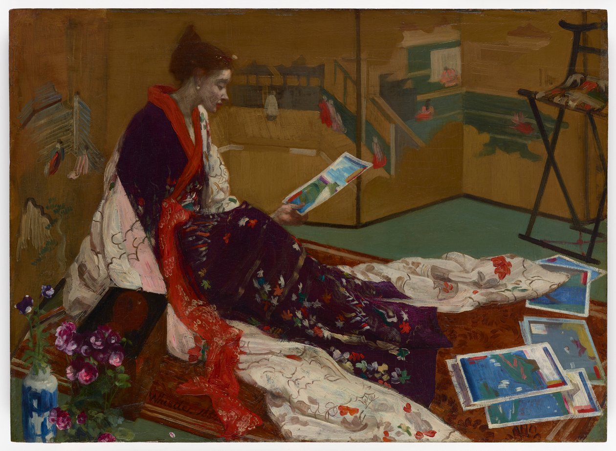 Caprice violetissa ja kullassa: Kultainen näyttö tekijältä James Abbott McNeill Whistler