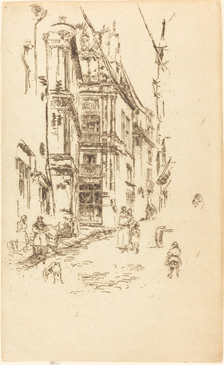 Kanslia, Loches tekijältä James Abbott McNeill Whistler