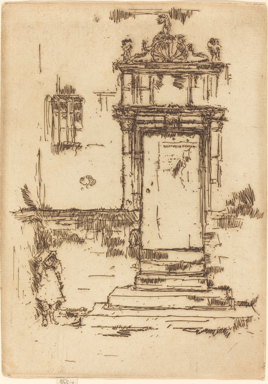 Chapel Doorway, Montresor tekijältä James Abbott McNeill Whistler