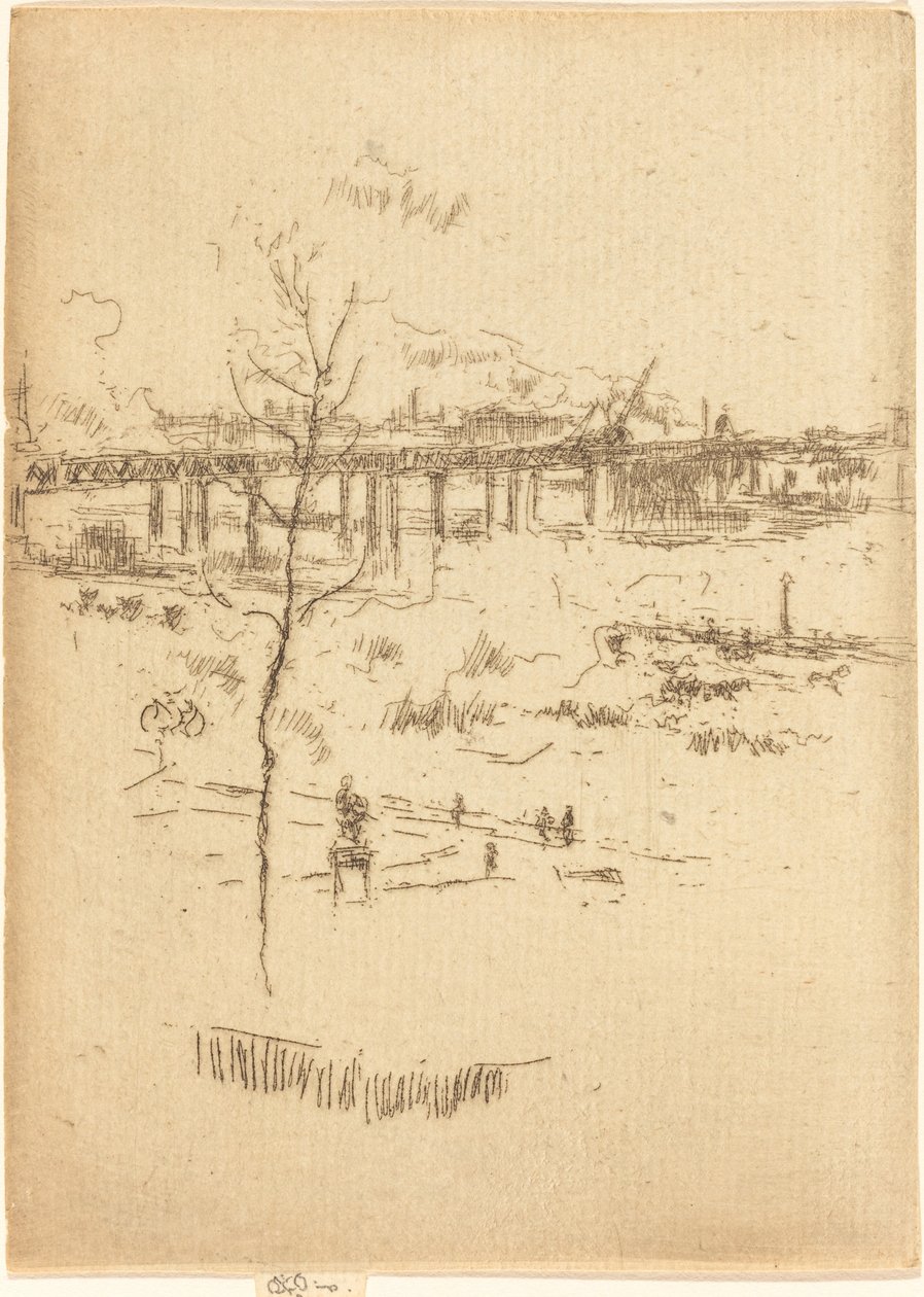 Charing Crossin rautatiesilta tekijältä James Abbott McNeill Whistler