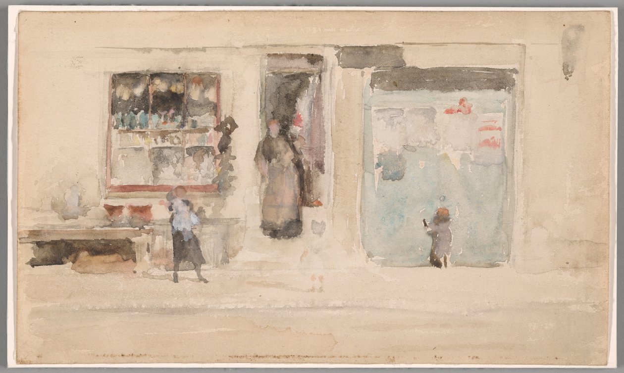 Chelsea Shop tekijältä James McNeill Whistler