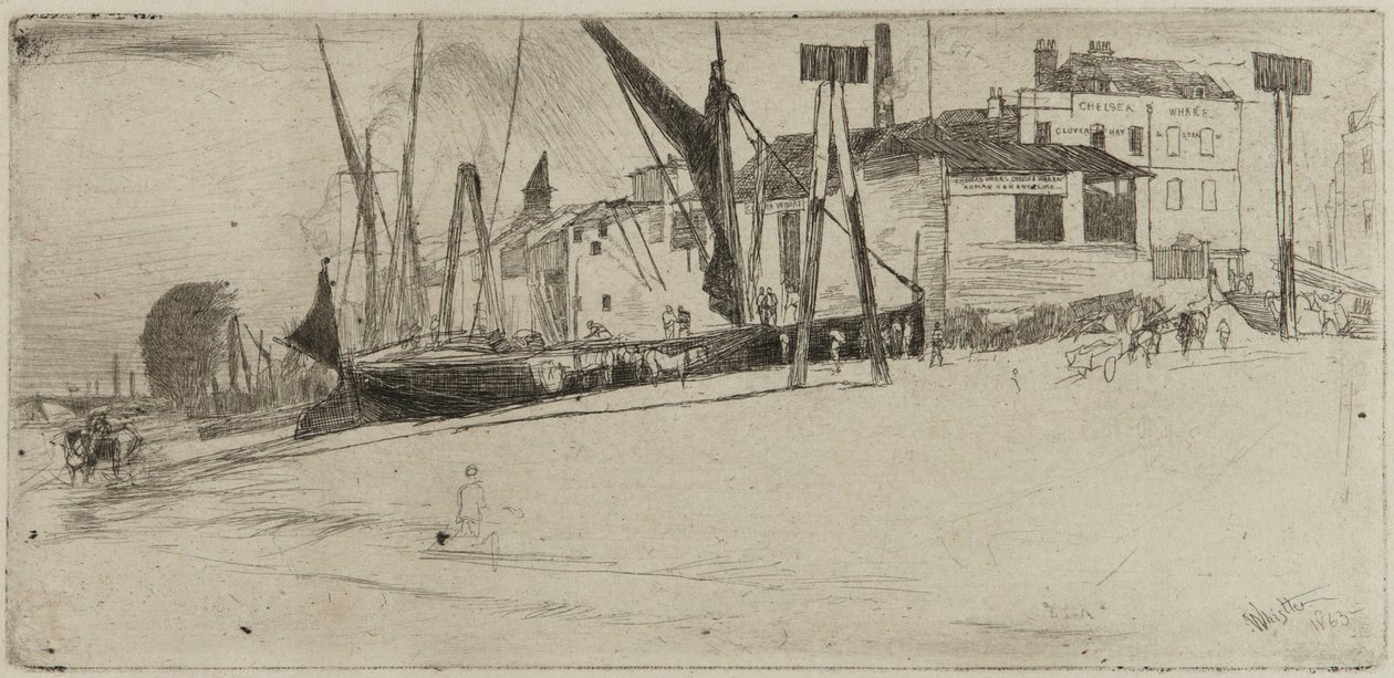 Chelsea Wharf tekijältä James Abbott McNeill Whistler