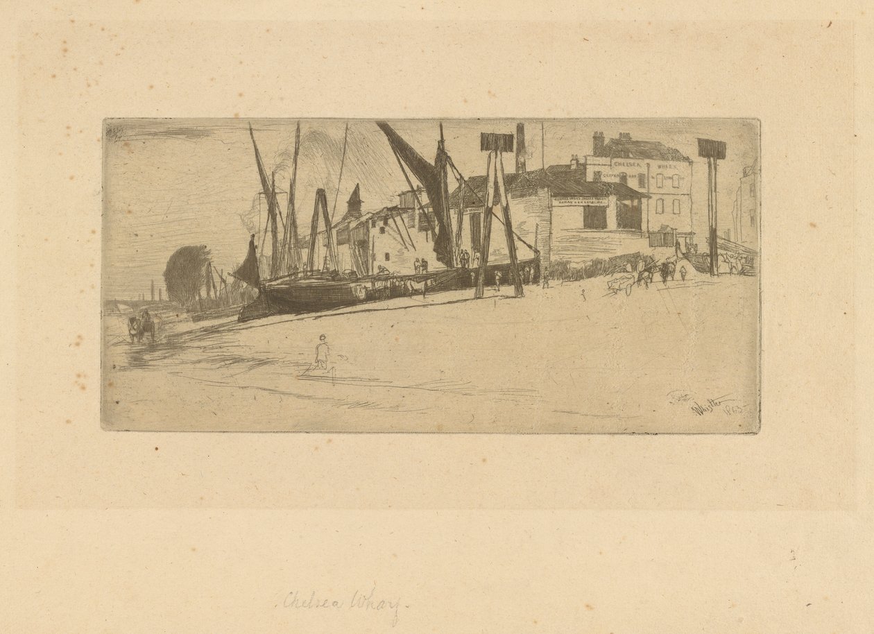 Chelsea Wharf tekijältä James Abbott McNeill Whistler