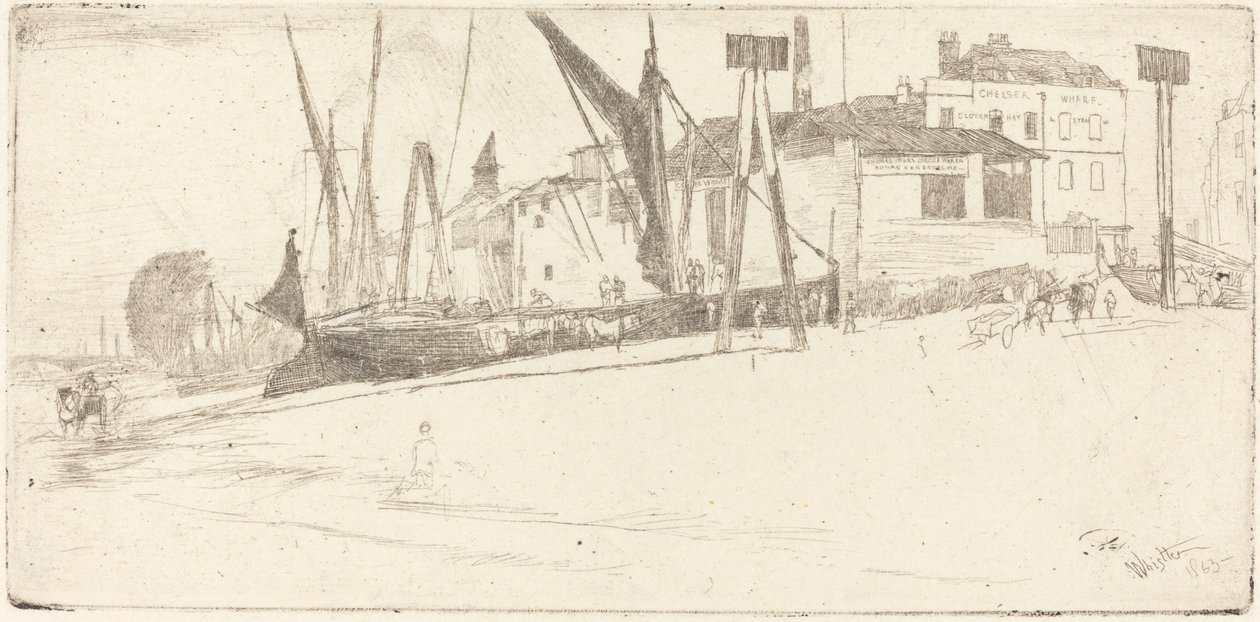 Chelsea Wharf tekijältä James Abbott McNeill Whistler
