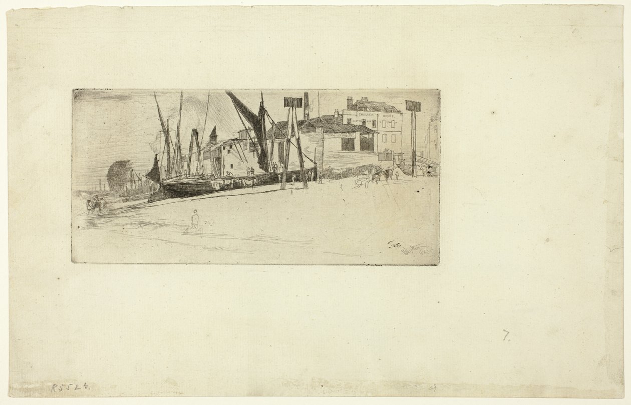 Chelsea Wharf tekijältä James Abbott McNeill Whistler