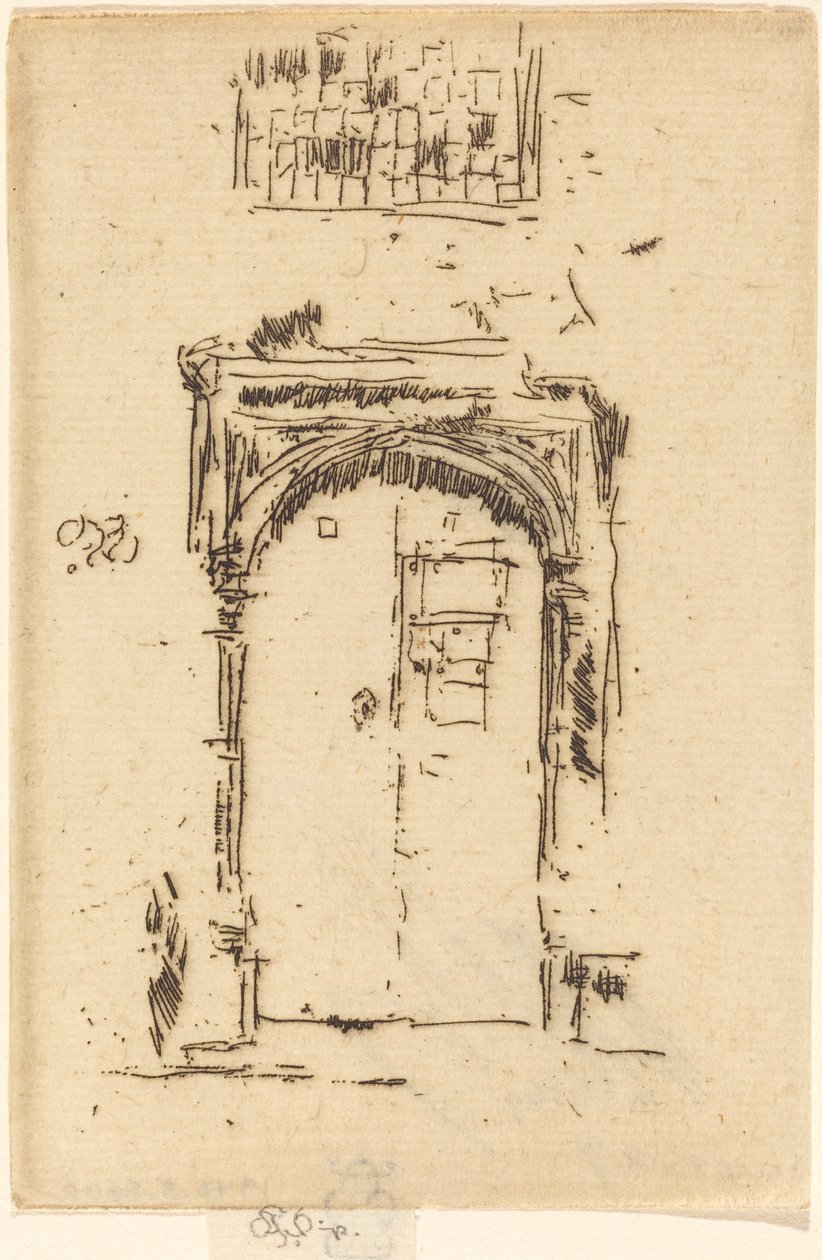 Kirkon oviaukko, Edgemere tekijältä James Abbott McNeill Whistler