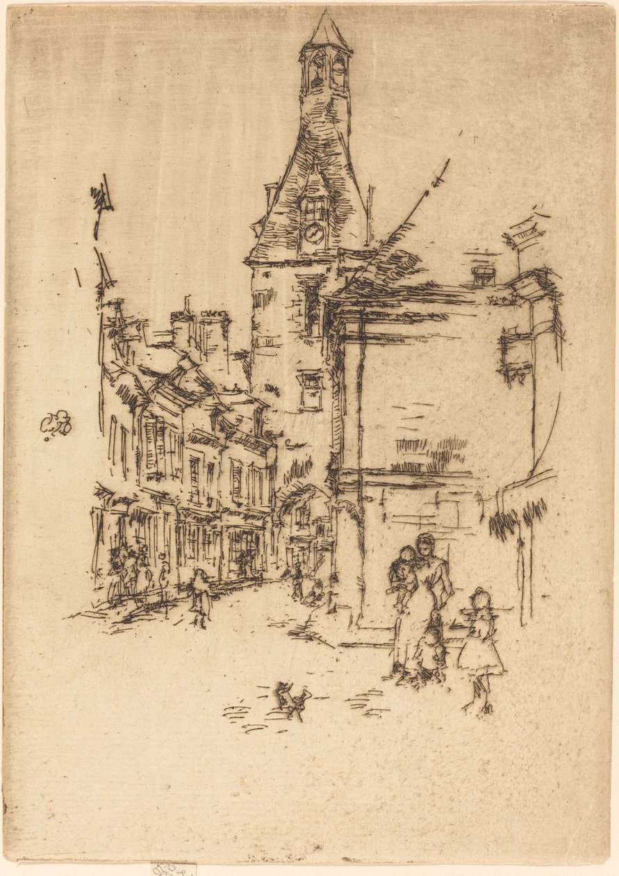 Kellotorni, Amboise tekijältä James Abbott McNeill Whistler