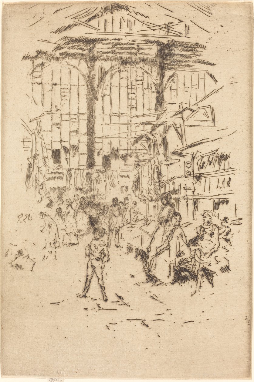 Vaatteiden vaihto, nro II tekijältä James Abbott McNeill Whistler