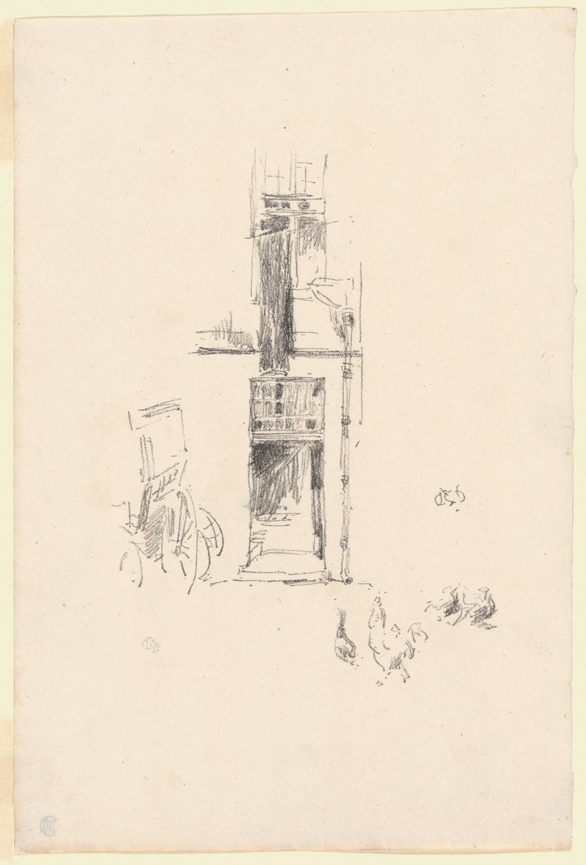 Kukot ja kanat, Hôtel Colbert tekijältä James McNeill Whistler