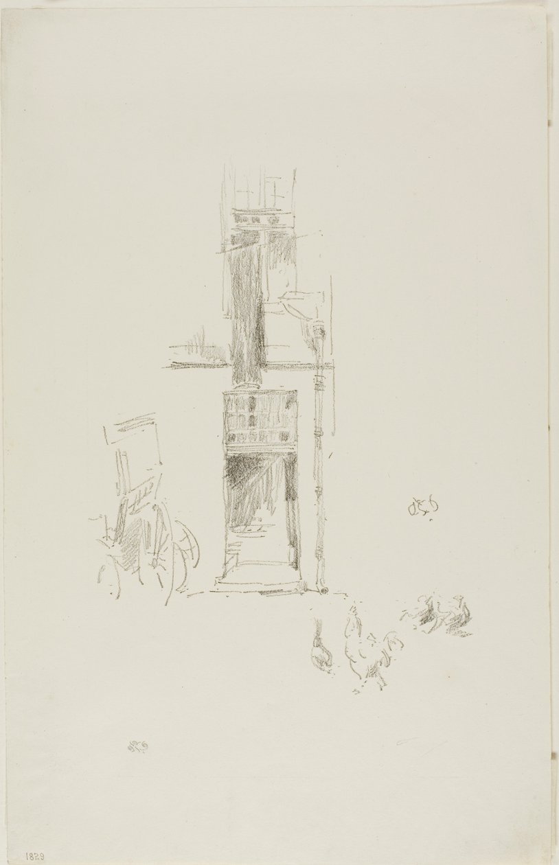 Kukot ja kanat, Hôtel Colbert tekijältä James McNeill Whistler