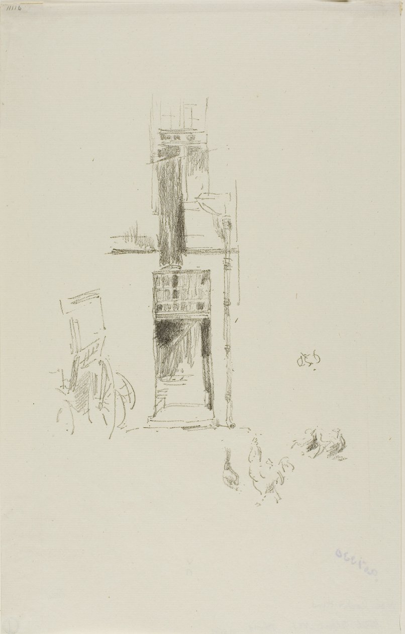Kukot ja kanat, Hôtel Colbert tekijältä James Abbott McNeill Whistler