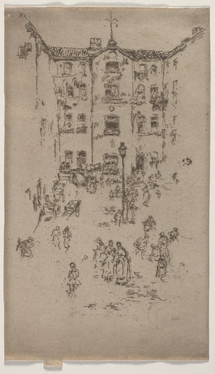 Sisäpiha, Bryssel tekijältä James McNeill Whistler