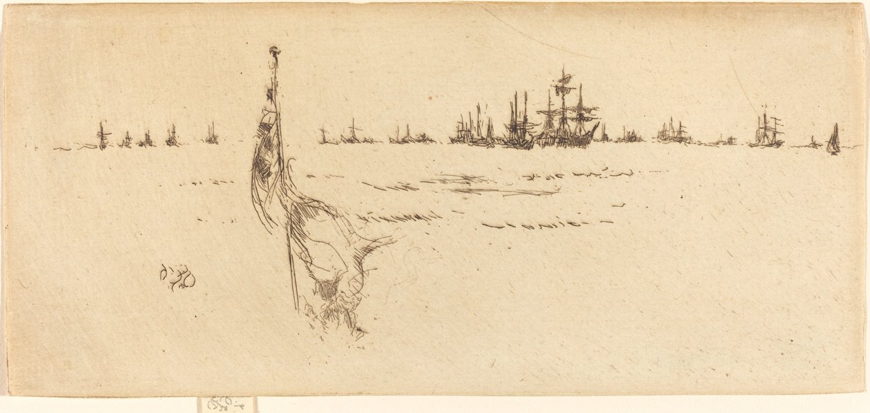 Lipun upottaminen tekijältä James Abbott McNeill Whistler