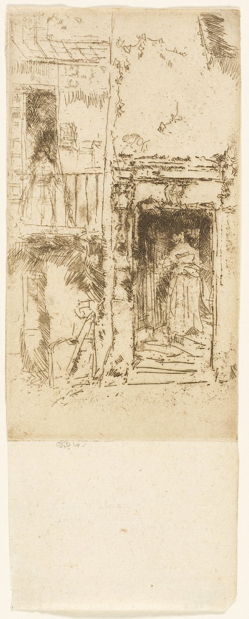 Oviaukko, tallit - Loches tekijältä James Abbott McNeill Whistler