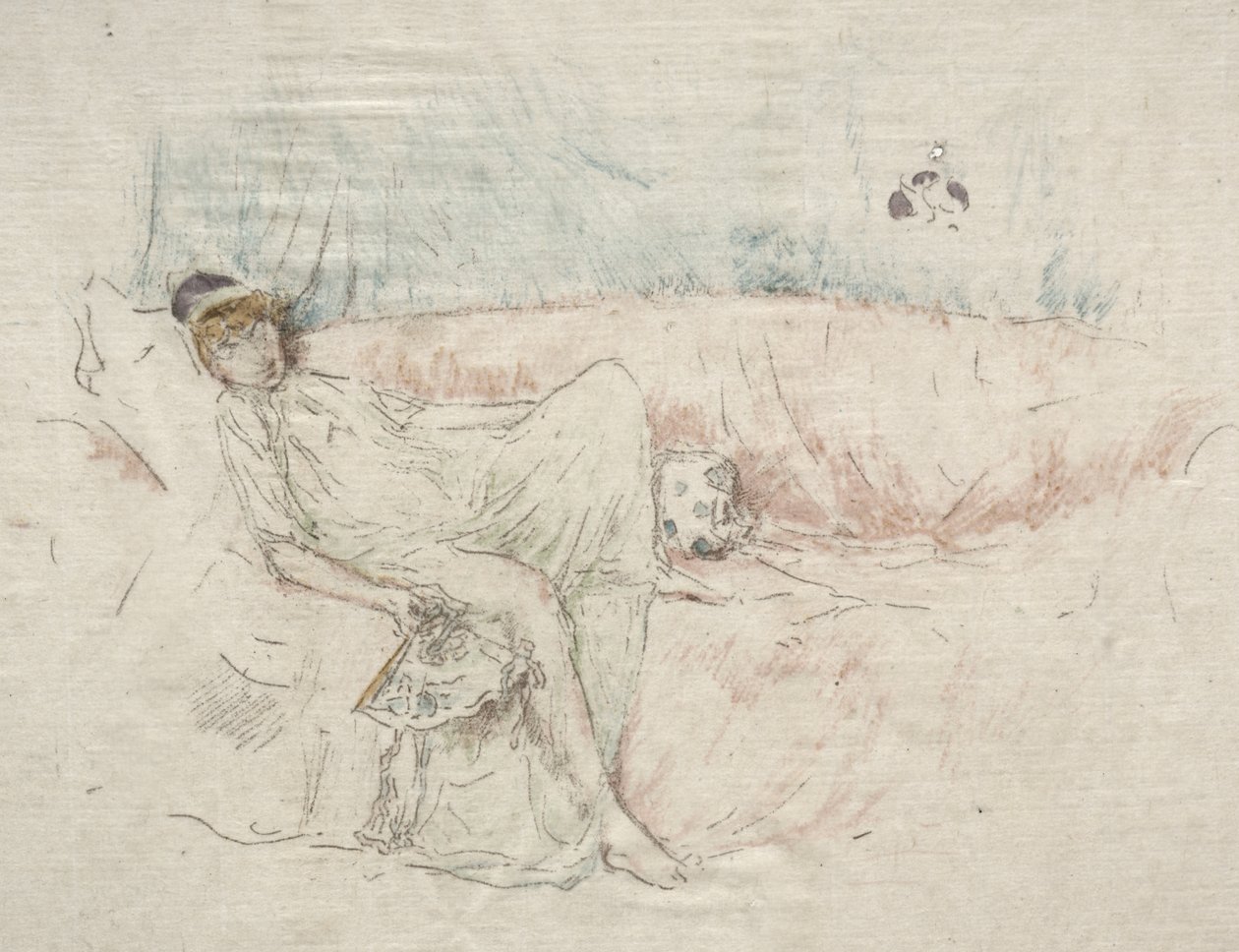 Makaava, verhottu hahmo tekijältä James McNeill Whistler