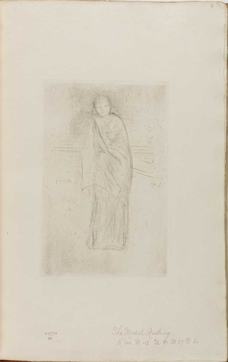 Drapoitu malli tekijältä James Abbott McNeill Whistler
