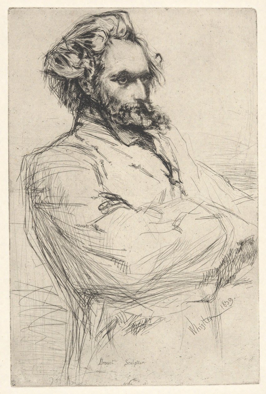 Drouet, kuvanveistäjä tekijältä James McNeill Whistler