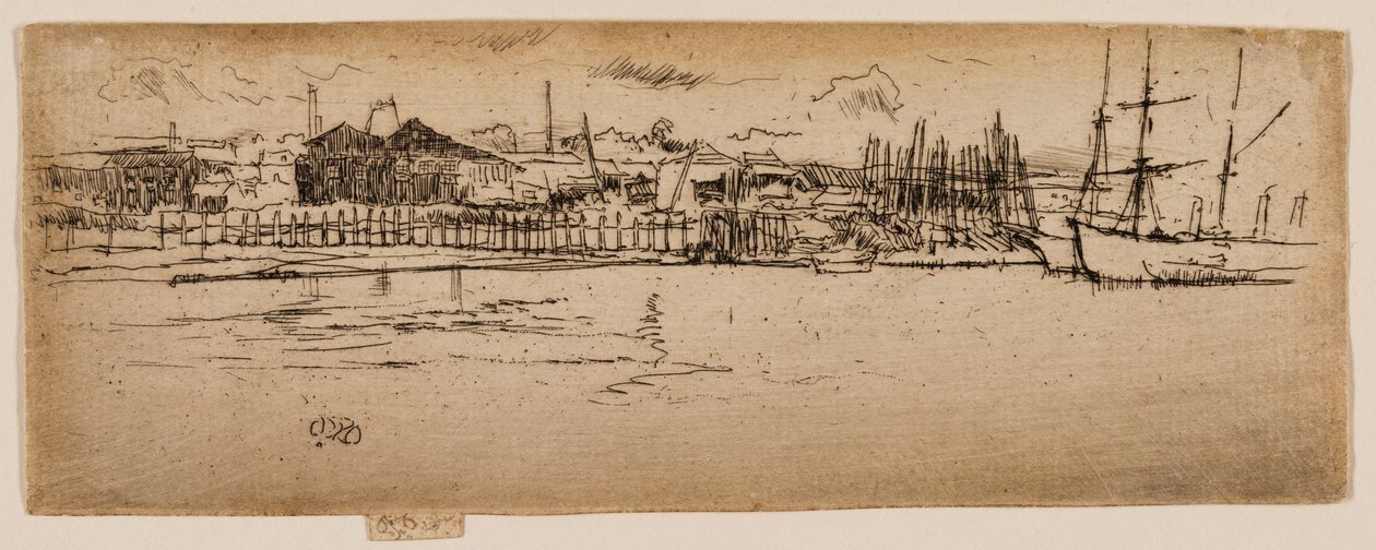 Dry Docks, Southampton tekijältä James Abbott McNeill Whistler