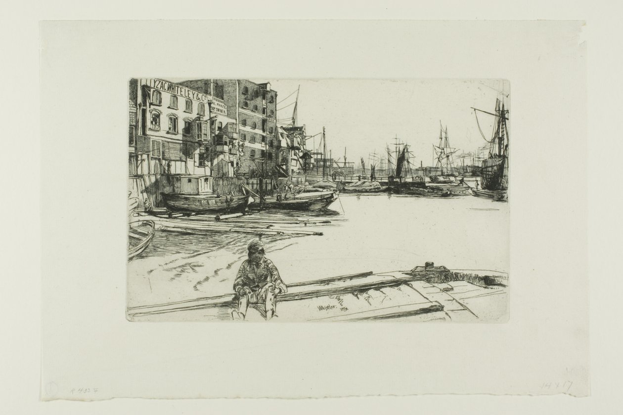 Eagle Wharf tekijältä James Abbott McNeill Whistler