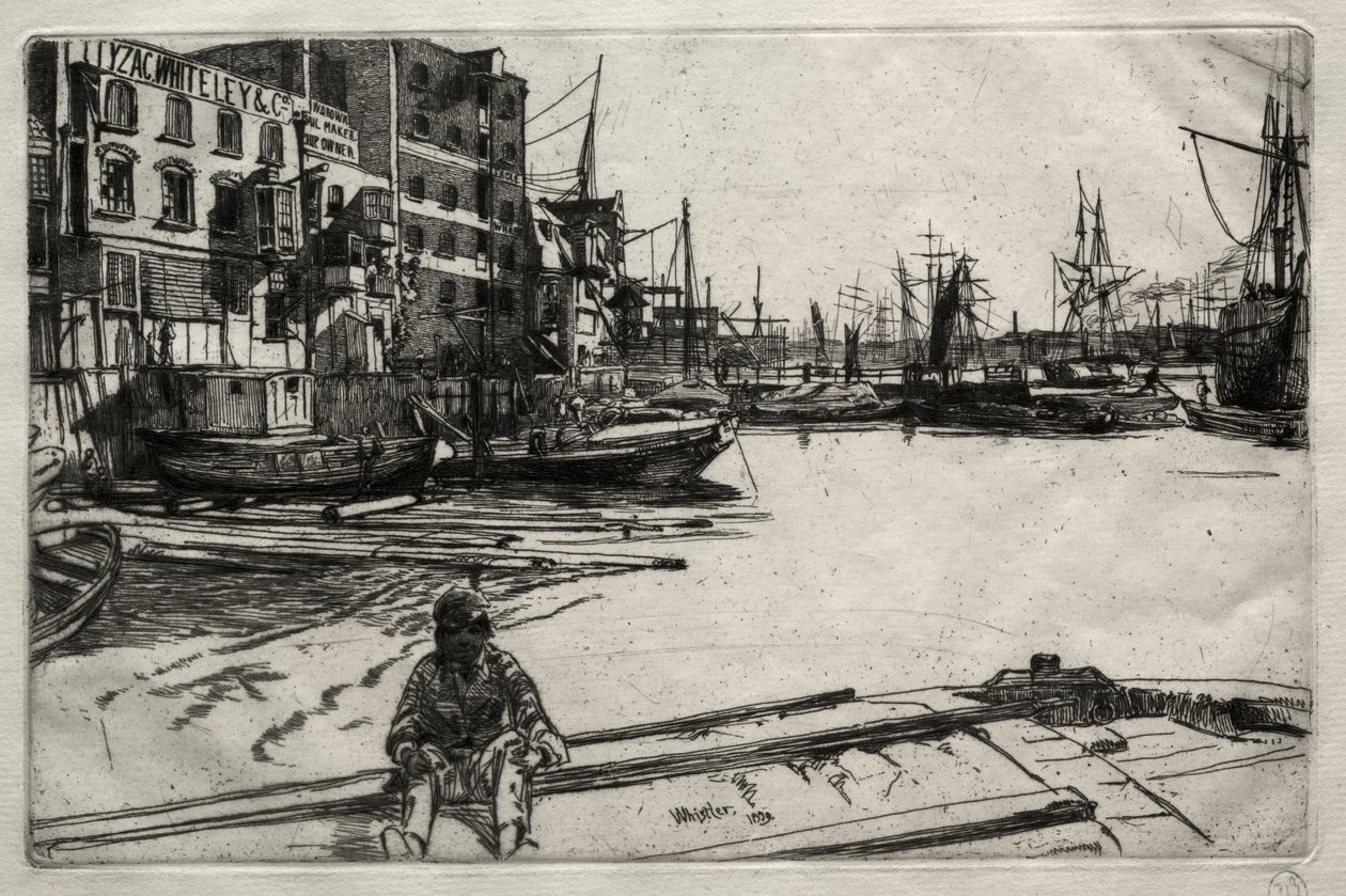 Eagle Wharf tekijältä James McNeill Whistler
