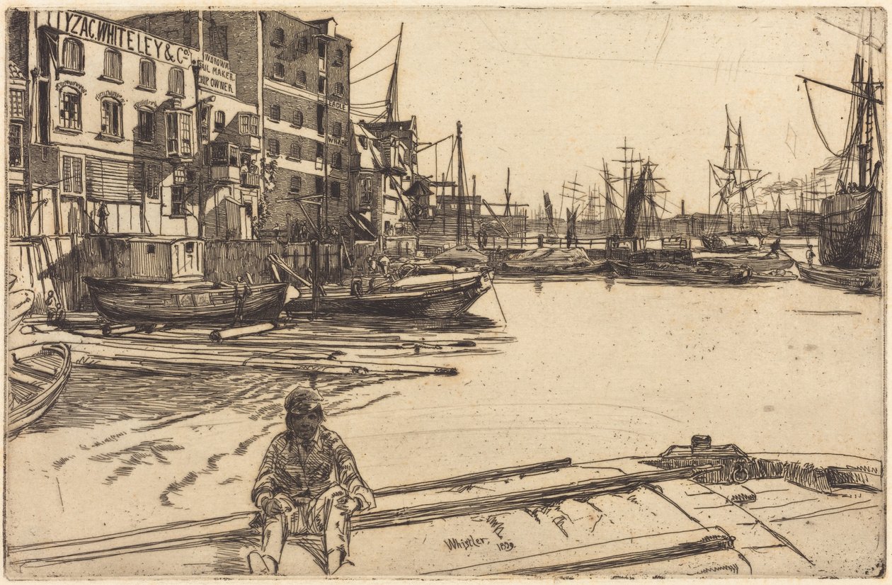 Eagle Wharf tekijältä James McNeill Whistler