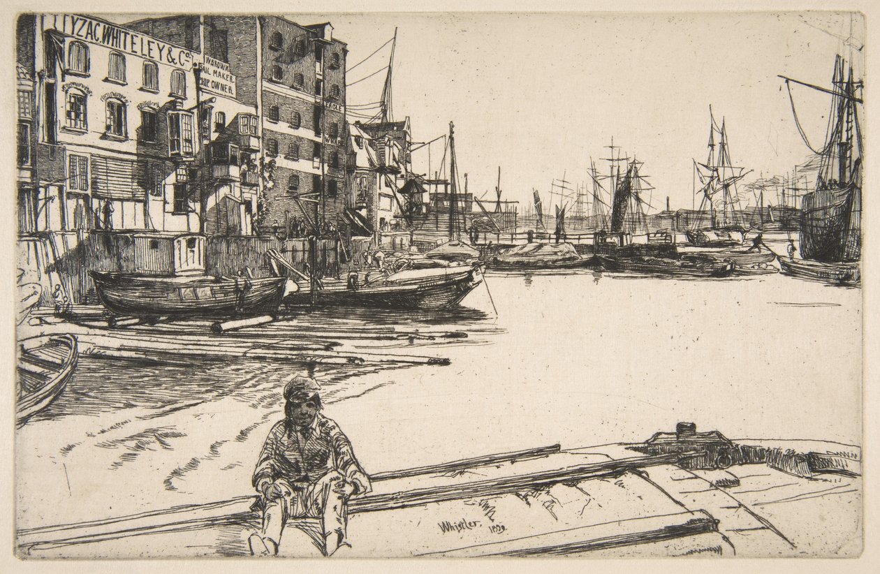 Eagle Wharf tekijältä James McNeill Whistler
