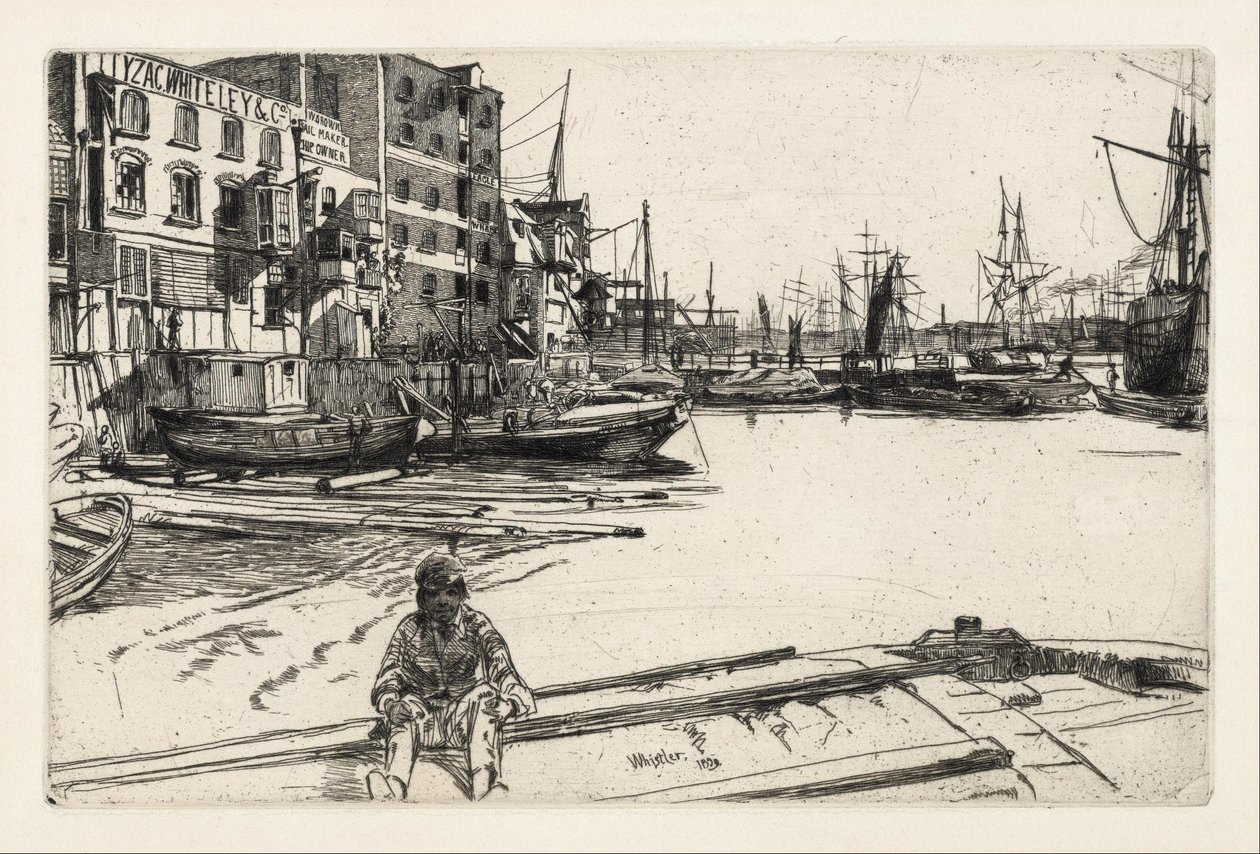 Eagle Wharf tekijältä James McNeill Whistler