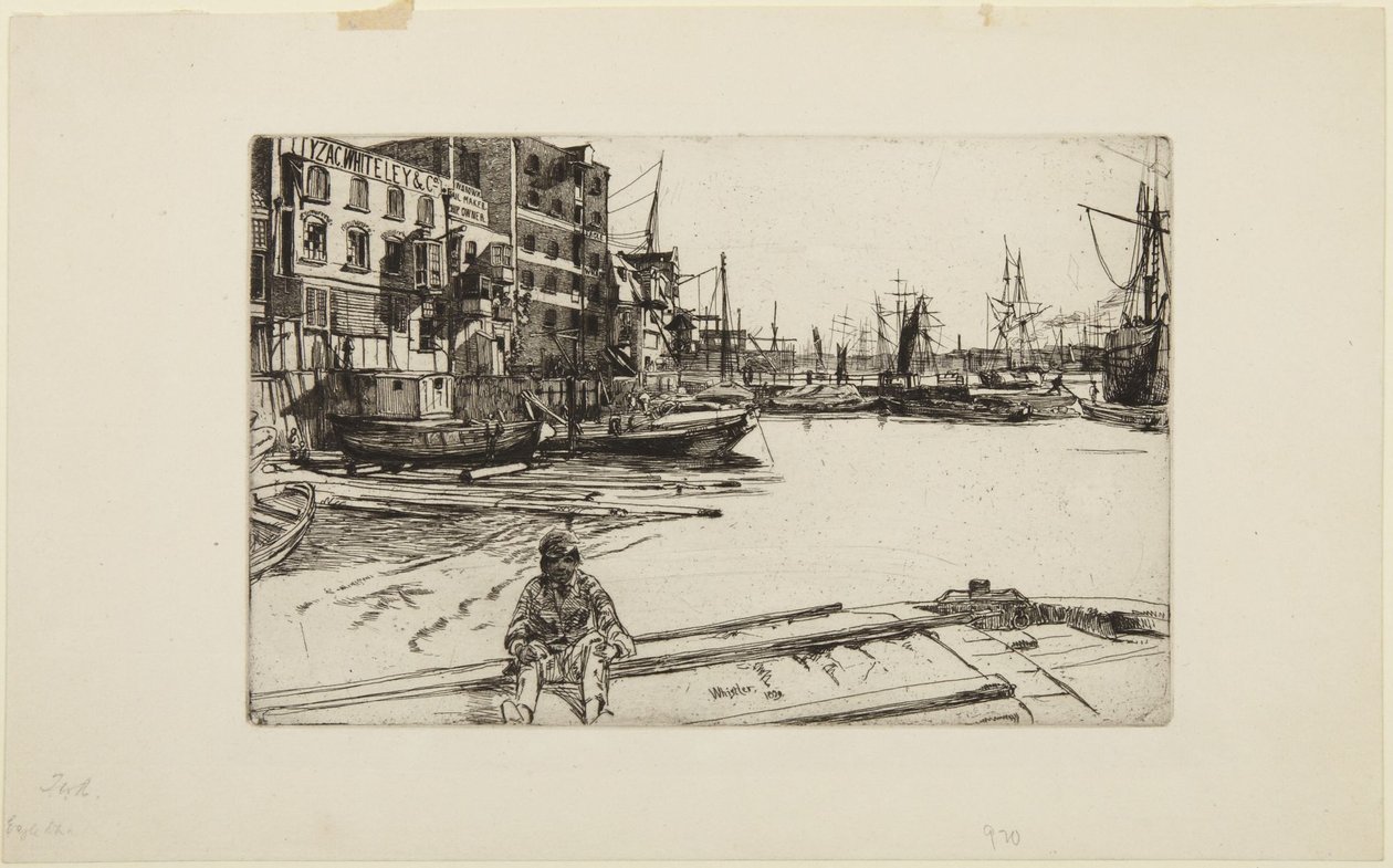 Eagle Wharf tekijältä James McNeill Whistler