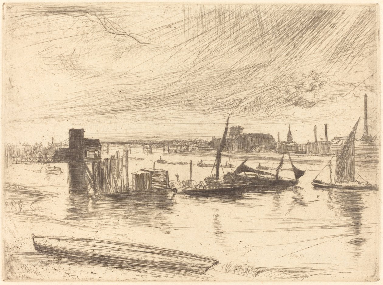 Varhain aamulla, Battersea tekijältä James Abbott McNeill Whistler