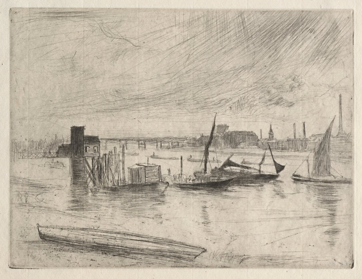 Varhainen aamu Battersea tekijältä James McNeill Whistler