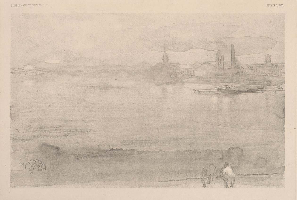 Varhainen aamu: Thames Batterseassa tekijältä James McNeill Whistler