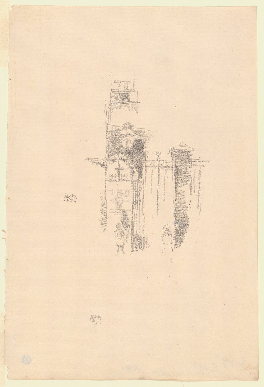 Sisäänkäynti portti tekijältä James Abbott McNeill Whistler