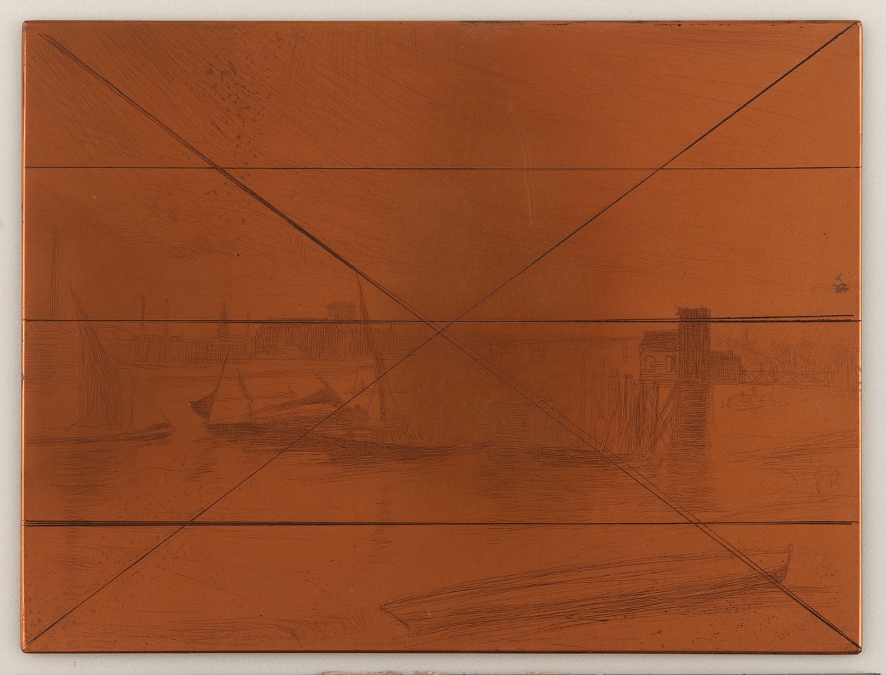 Etsauslevy: Early Morning, Battersea tekijältä James Abbott McNeill Whistler