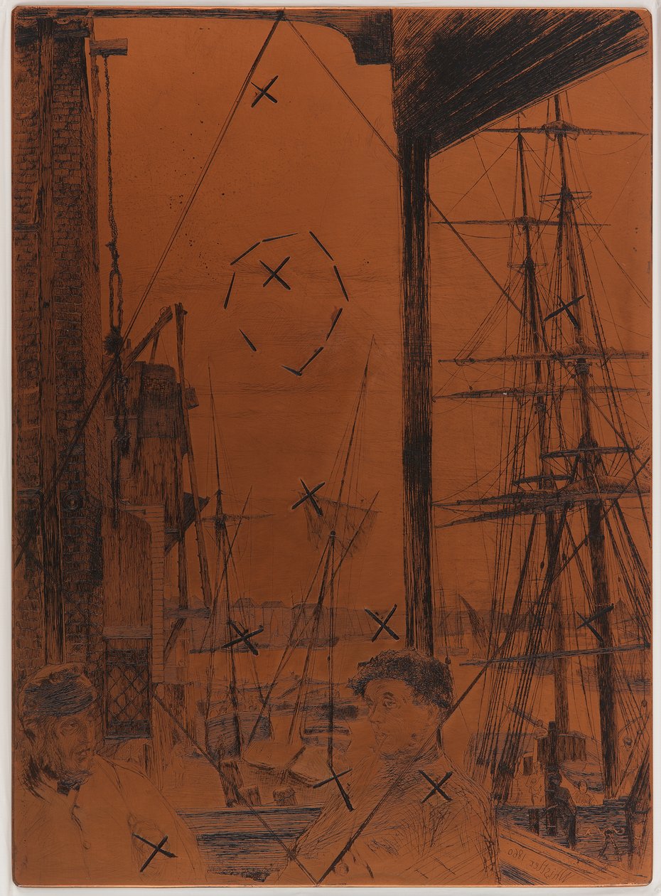 Etsauslevy: Rotherhithe tekijältä James Abbott McNeill Whistler
