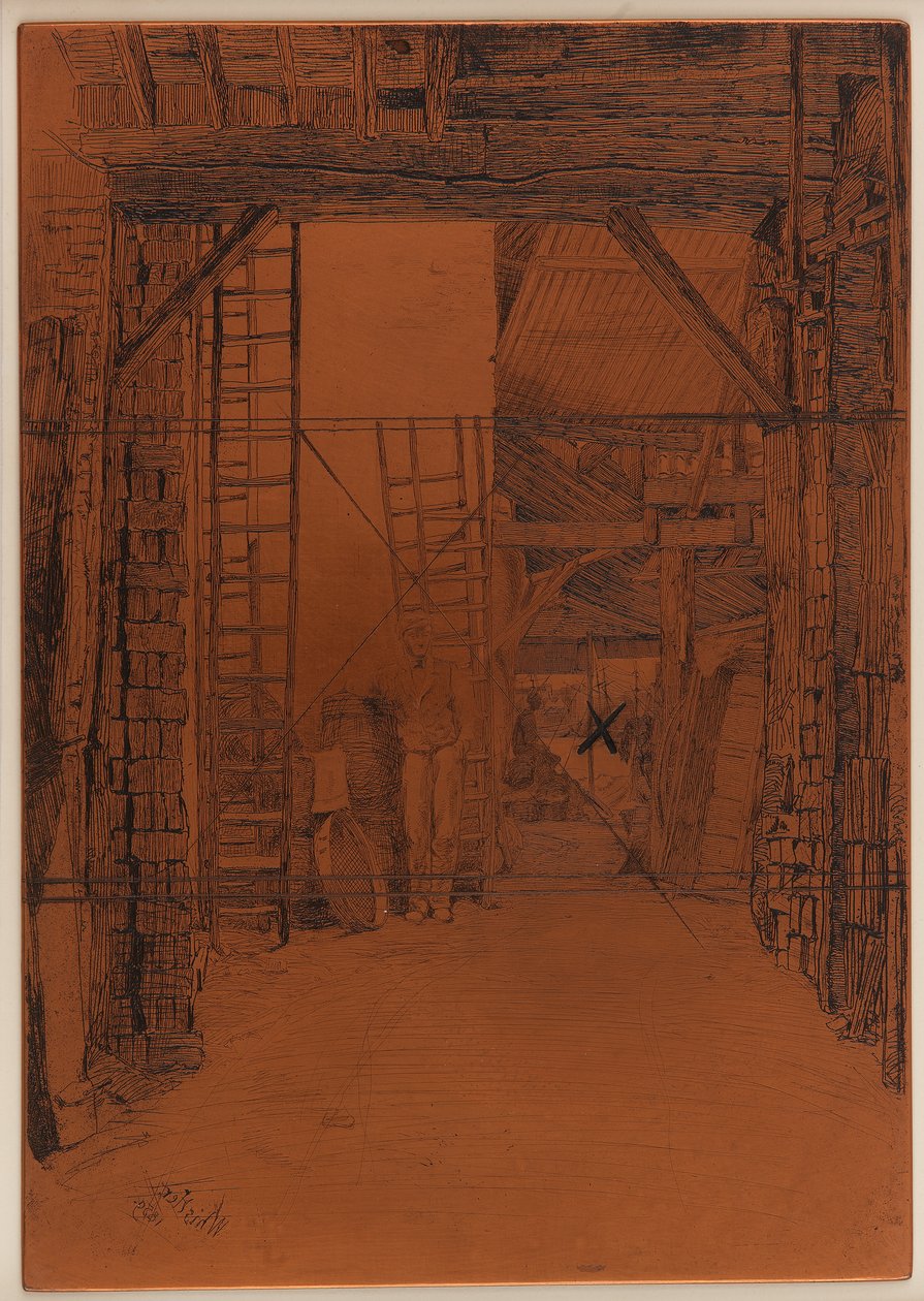 Etsauslevy: Kalkinpoltin tekijältä James Abbott McNeill Whistler