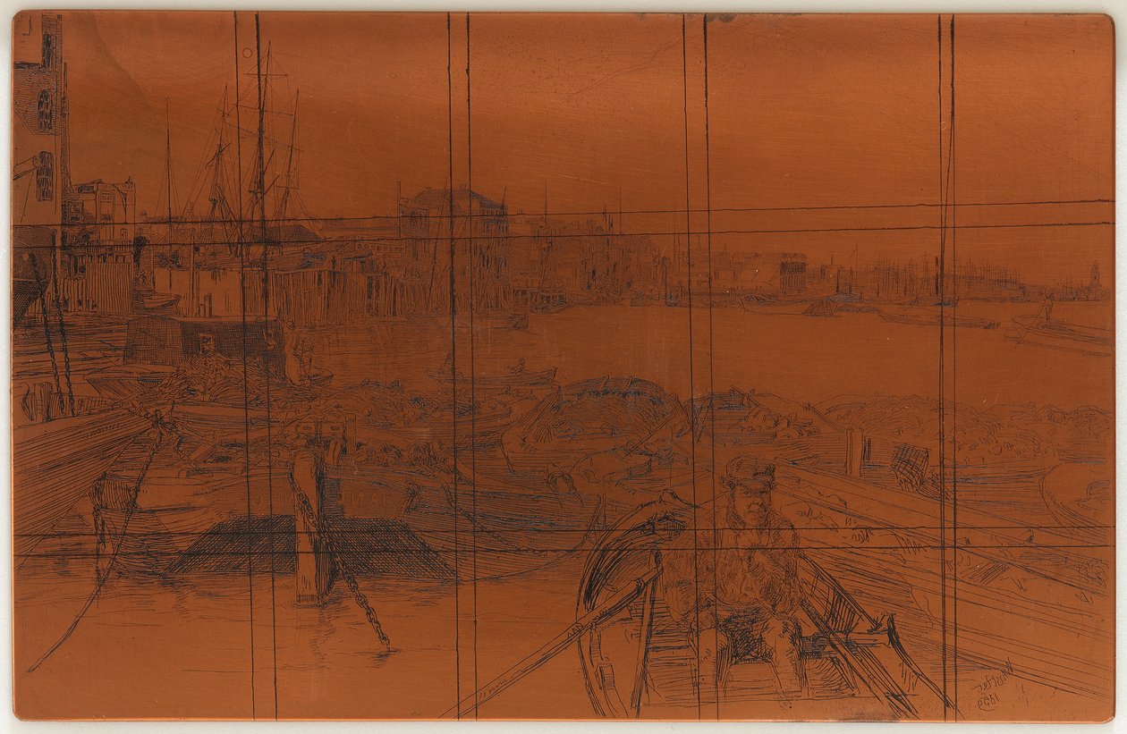 Etsauslevy: The Pool tekijältä James Abbott McNeill Whistler