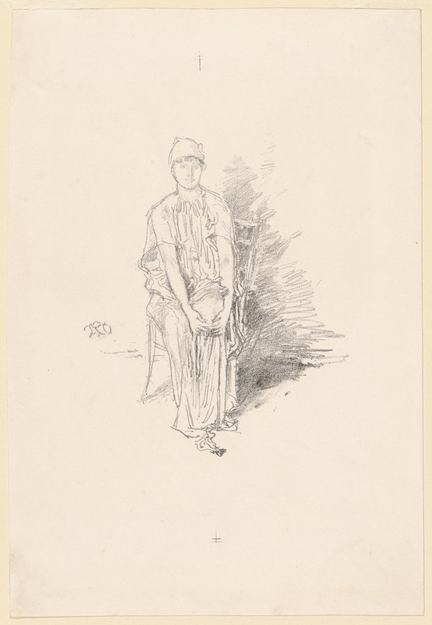 Figuuritutkimus väreissä tekijältä James Abbott McNeill Whistler