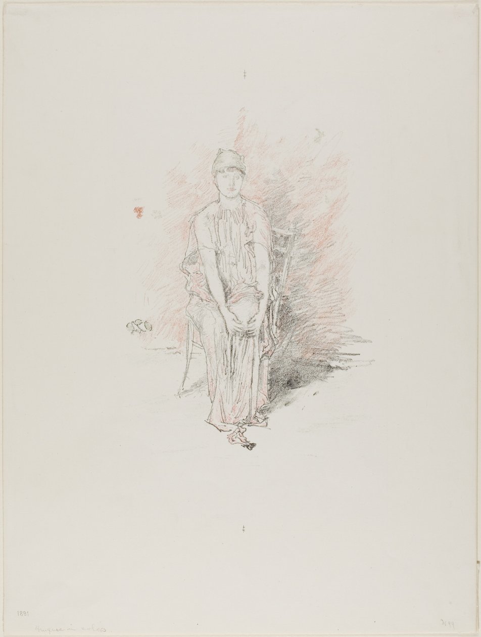 Figuuritutkimus väreissä tekijältä James Abbott McNeill Whistler
