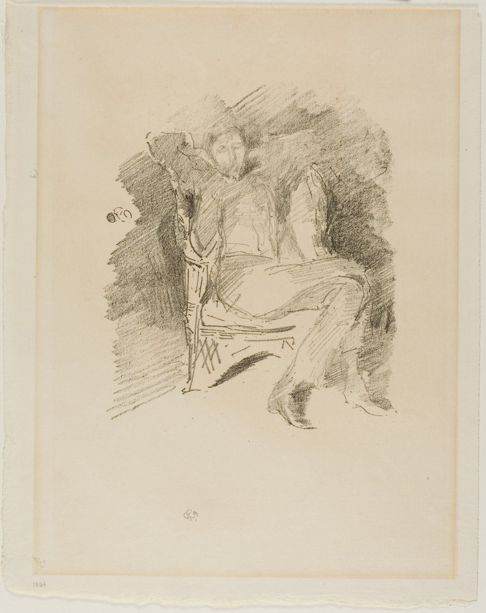Firelight: Joseph Pennell, nro 1 tekijältä James Abbott McNeill Whistler