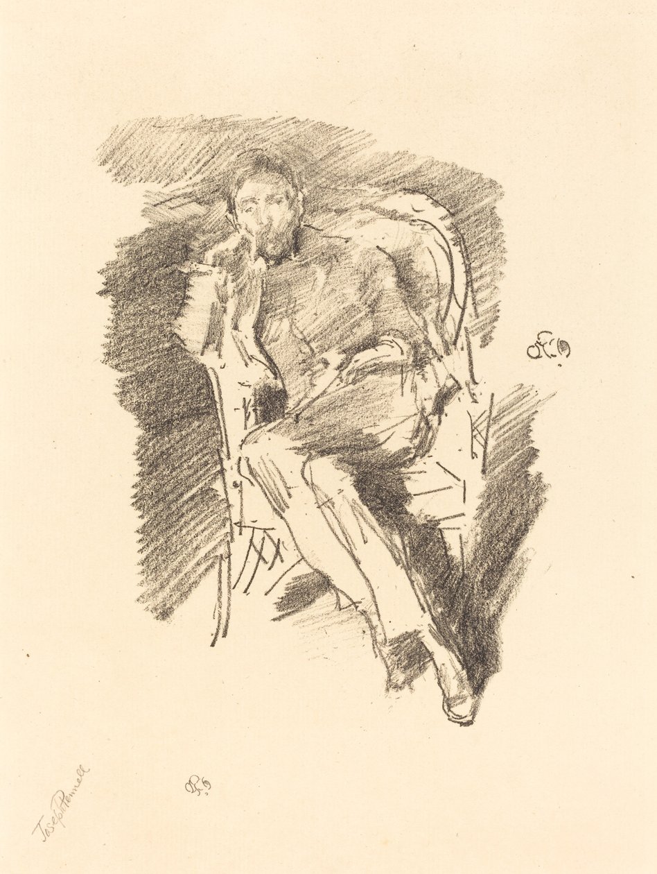 Firelight: Joseph Pennell, nro 2 tekijältä James Abbott McNeill Whistler