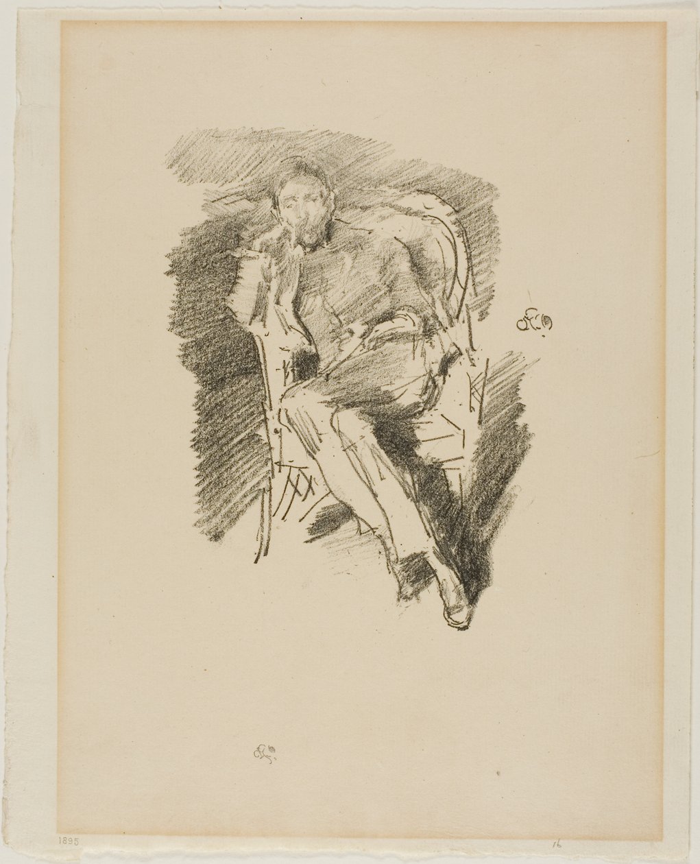 Firelight: Joseph Pennell, nro 2 tekijältä James Abbott McNeill Whistler