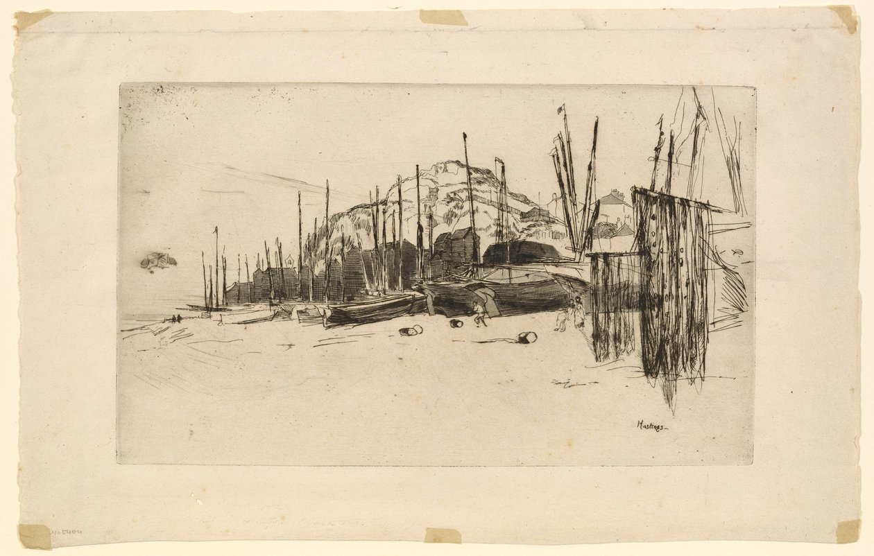 Barques de pesca, Hastingsfinnish tekijältä James Abbott McNeill Whistler