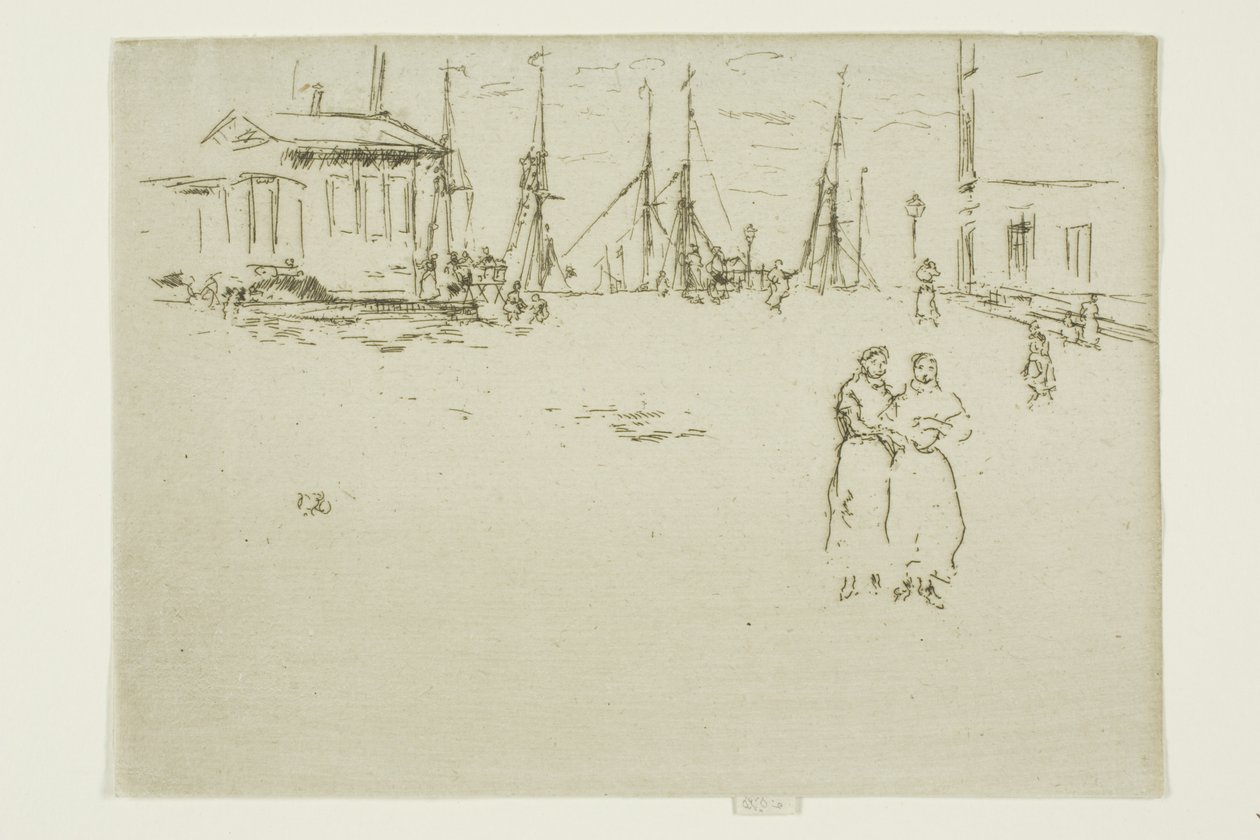 Fishing Quay, Oostende tekijältä James Abbott McNeill Whistler