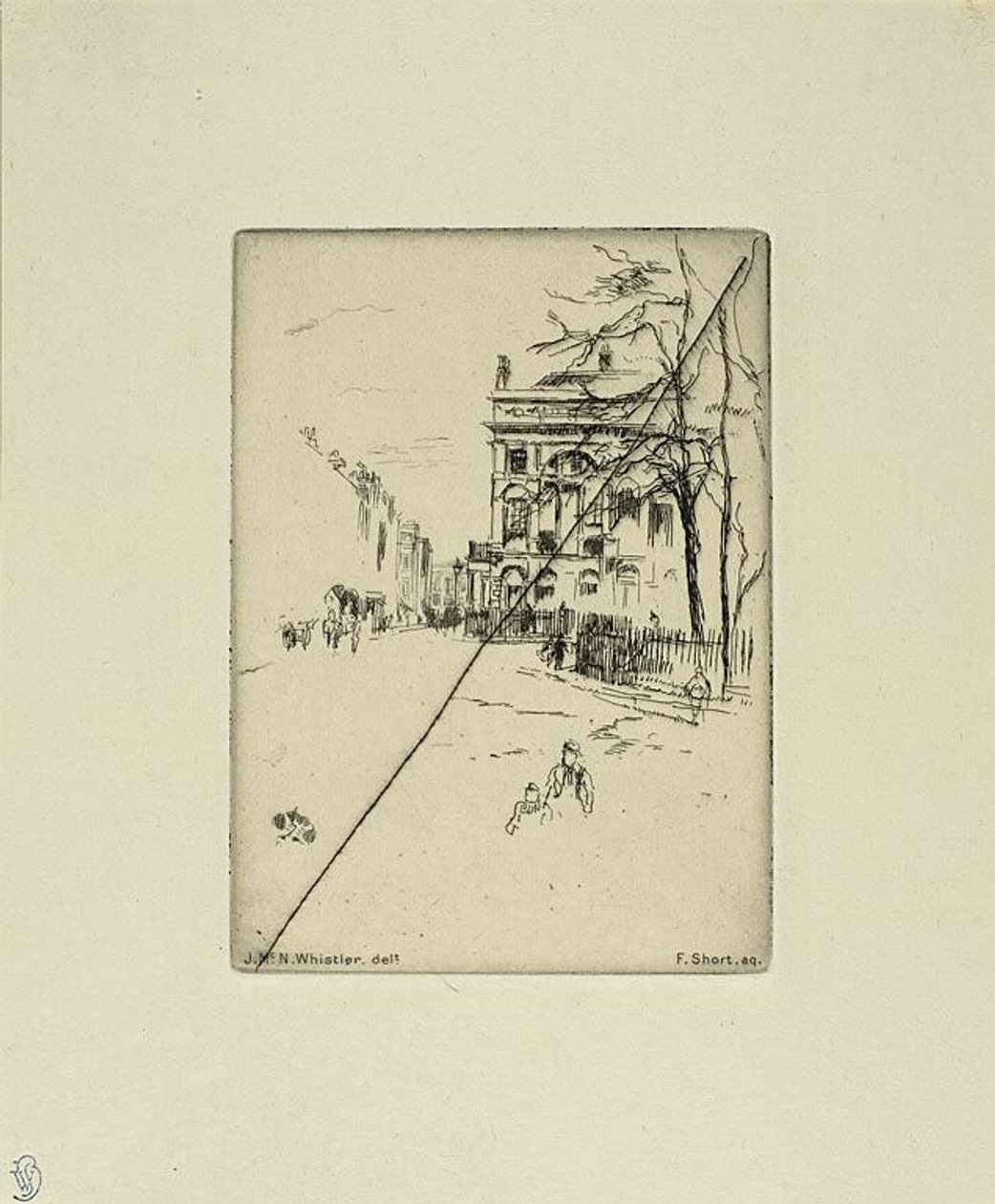 Fitzroy Square tekijältä James McNeill Whistler