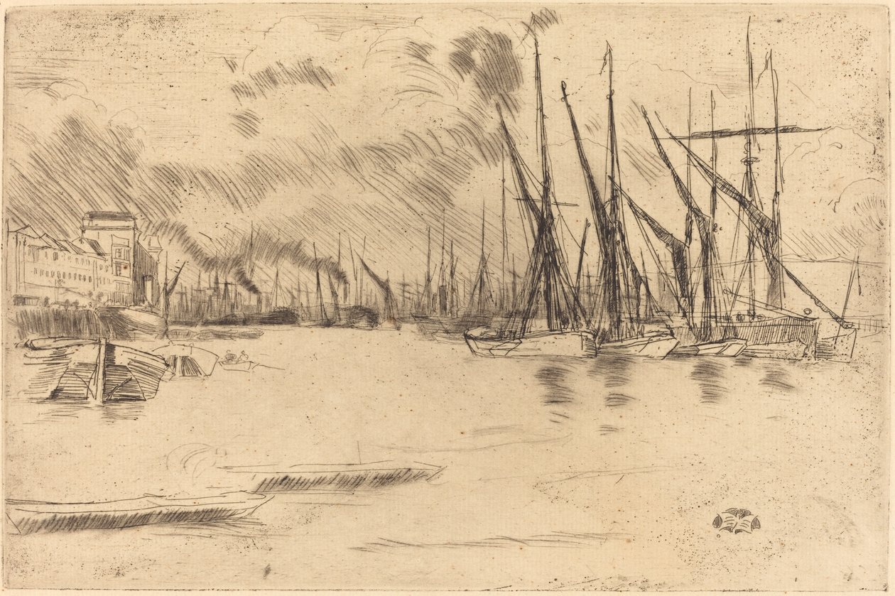 Pickle-Herring Stairsista tekijältä James Abbott McNeill Whistler