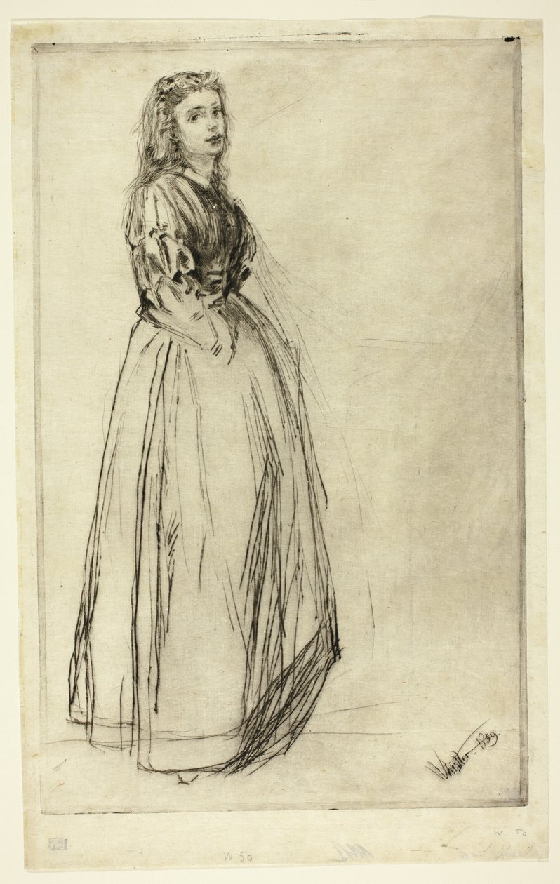 Fumette, seisoo tekijältä James Abbott McNeill Whistler