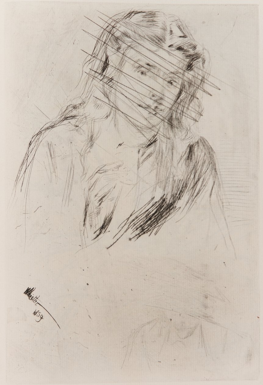 Fumetten taipunut pää tekijältä James Abbott McNeill Whistler