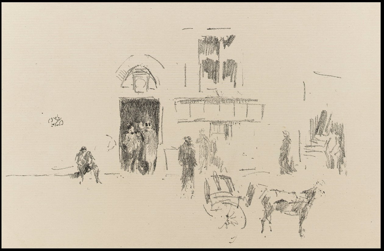 Gaiety Stage Door tekijältä James Abbott McNeill Whistler